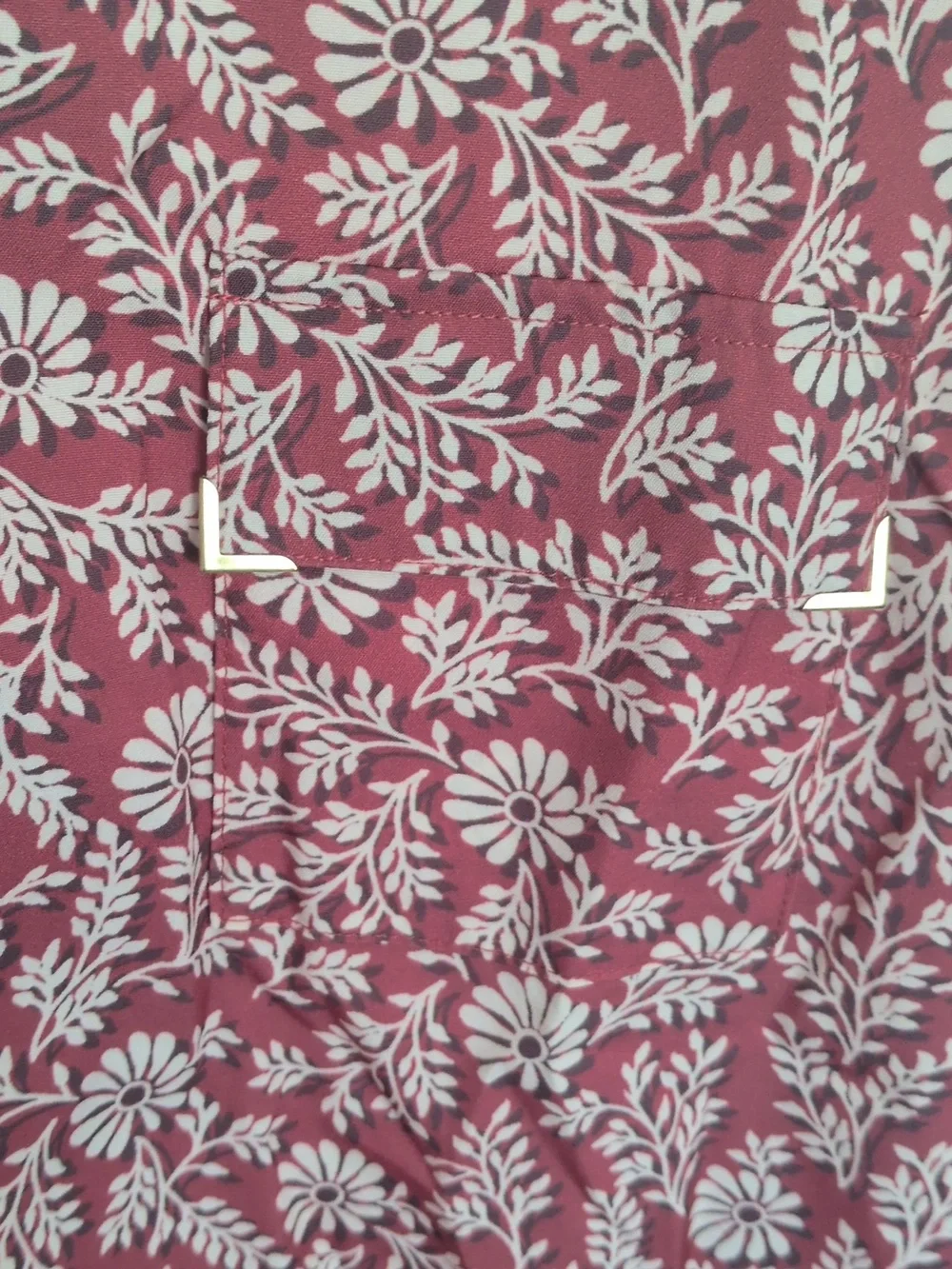 NWT Appleseed's Split V Neck Floral Blouse - 3X